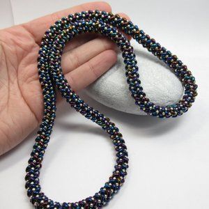 Hand Woven Herringbone necklace